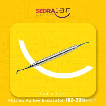 Oval Excavator Plasma Coated Hollow Handle 10 mm