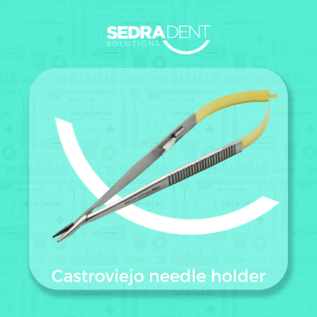 Needle Holder Castroviejo tungsten carbide 18cm