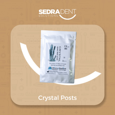 Crystal Quartz Fiber Post "Cobra" Set