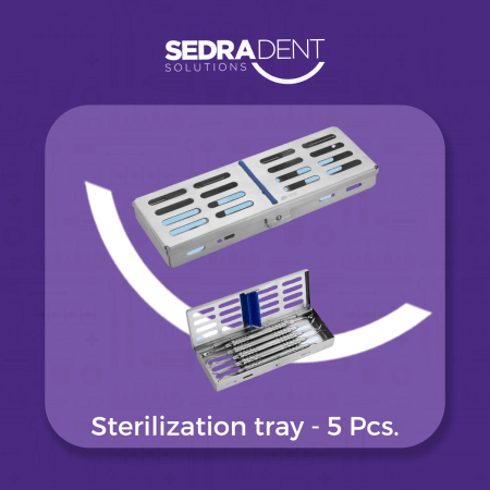 Sterilization tray 182x72x34 5 Pcs.