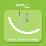 Needle holder castroviejo Curved 14.5cm