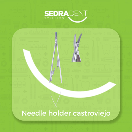Needle holder castroviejo Curved 14.5cm