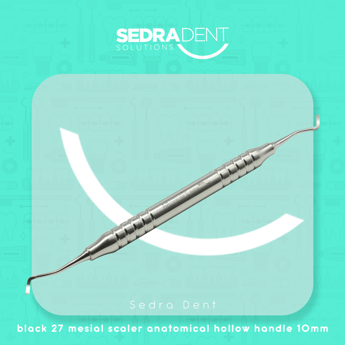 102-256-1H black 27 mesial scaler anatomical hollow handle 10mm (01)