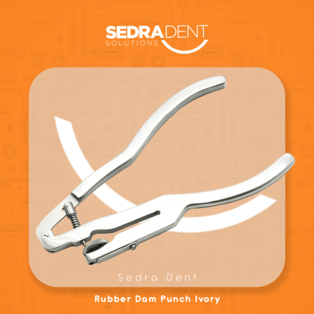 Rubber dam punch ivory