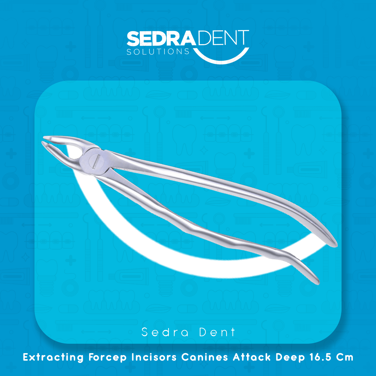 Extracting Forcep Incisors Canines Attack Deep 16.5 Cm Extracting Forcep Incisors Canines Attack Deep 16.5 Cm