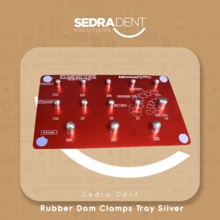 Rubber Dam Clamps Tray red