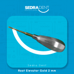Root Elevator Straight narrow tip Gold plasma